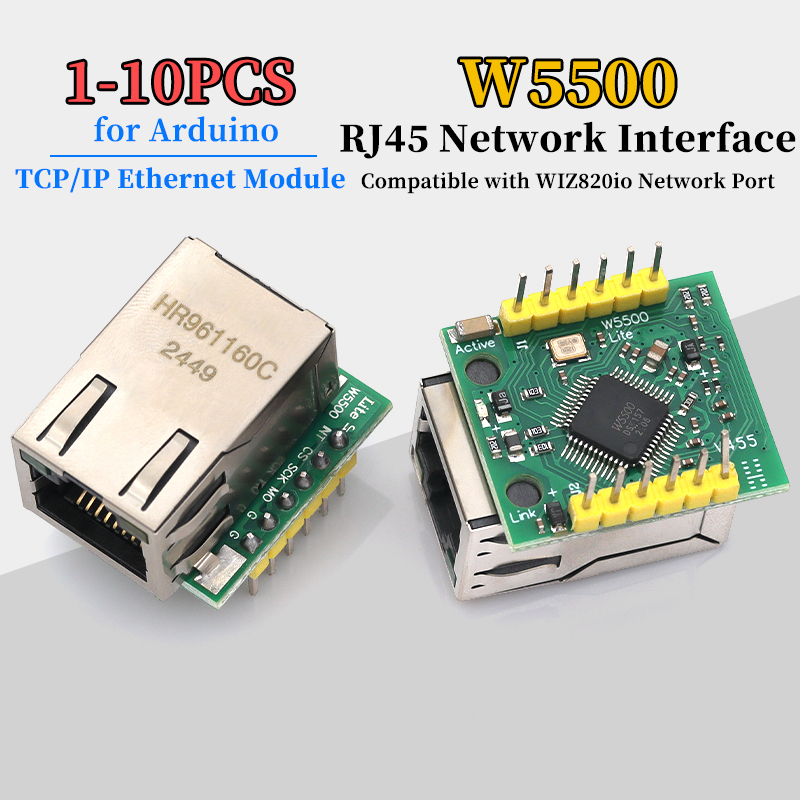 Módulo Ethernet TCP/IP W5500,  - Ethernet W5500 reseña y precio