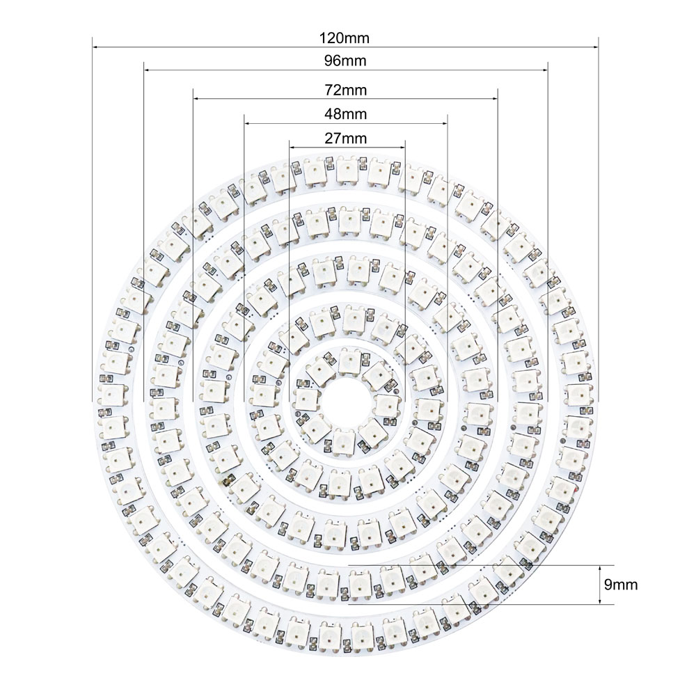 Anillo LED WS2812b direccionab - Ws2812B Strip 5V reseña y precio