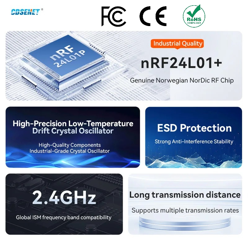 Módulo RF inalámbrico nRF24L01 - Nrf24L01 reseña y precio