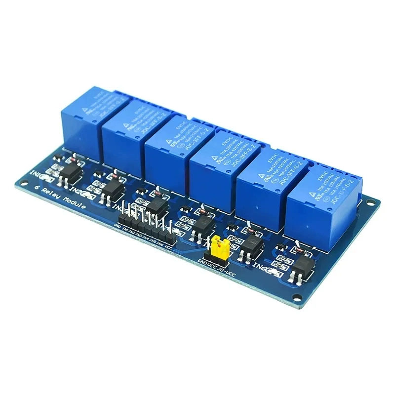 Módulo de relé de 5V 1 2 4 6 8 - Relay Module 4 Channel reseña y precio