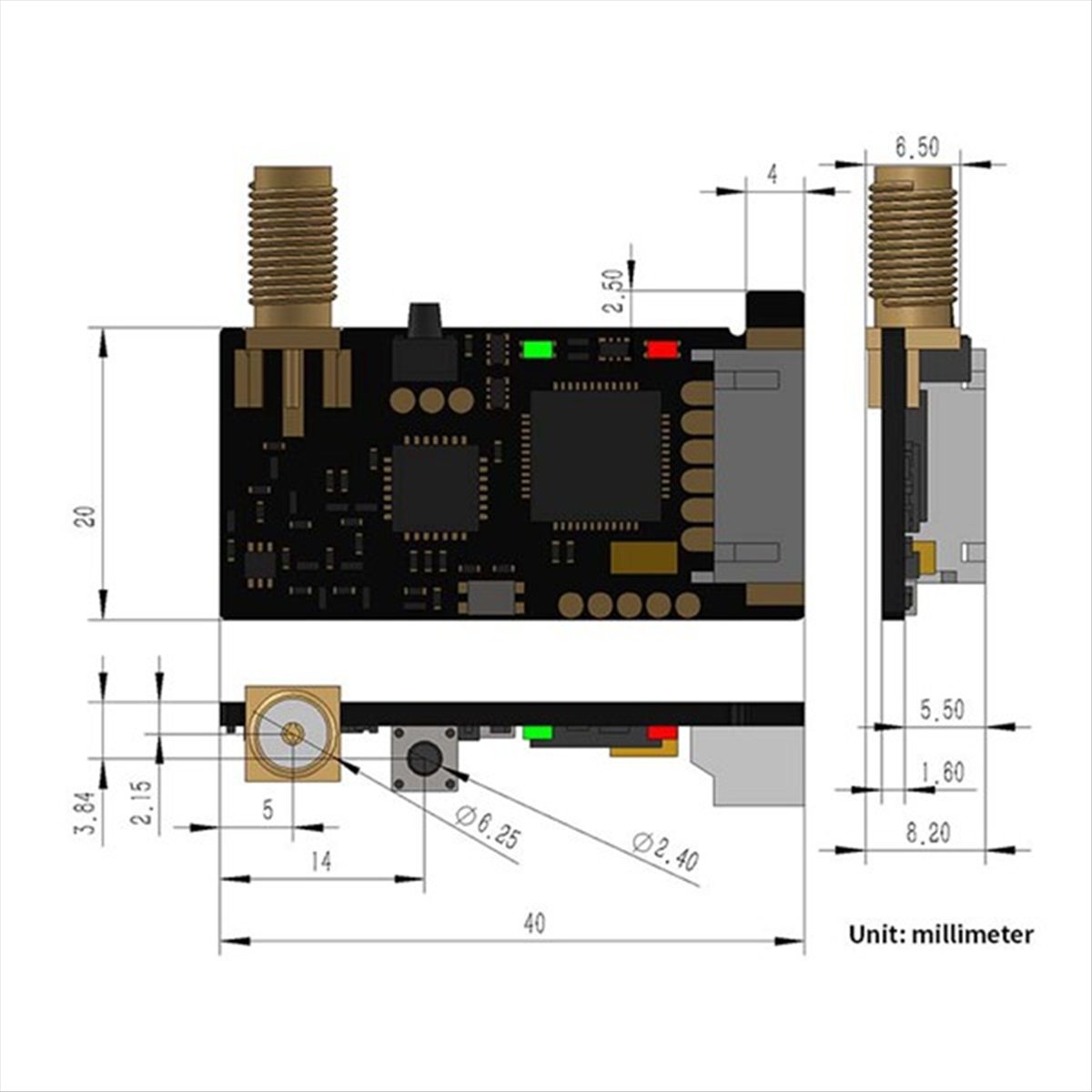 ☶ ❈ ＊ ♥ AC1575-2Pcs SX1278 433 - Lora Sx1278 reseña y precio