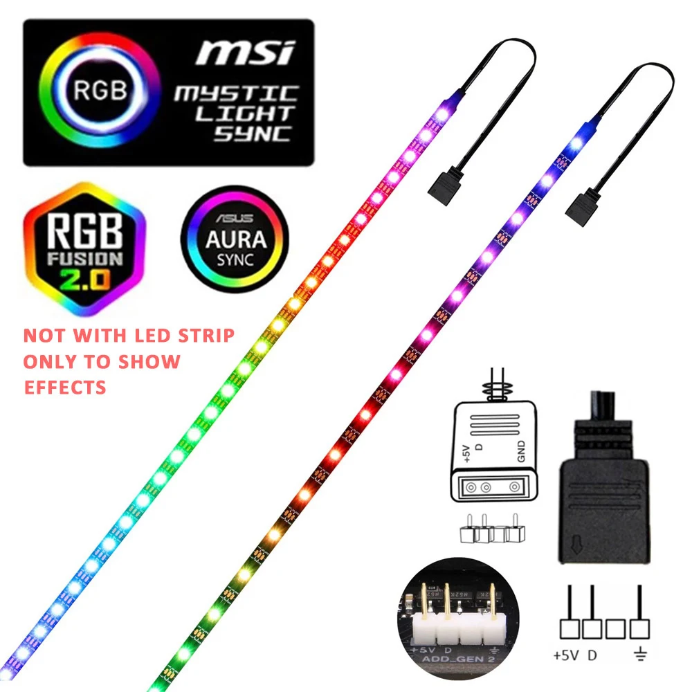 Controlador SATA Molex RGB 5V  - Ws2812B Strip 5V reseña y precio