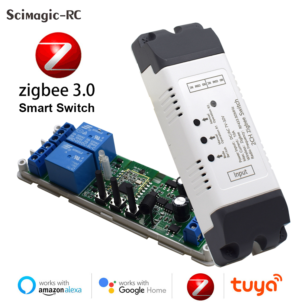 Tuya Zigbee Control remoto int - Relay Module 4 Channel reseña y precio