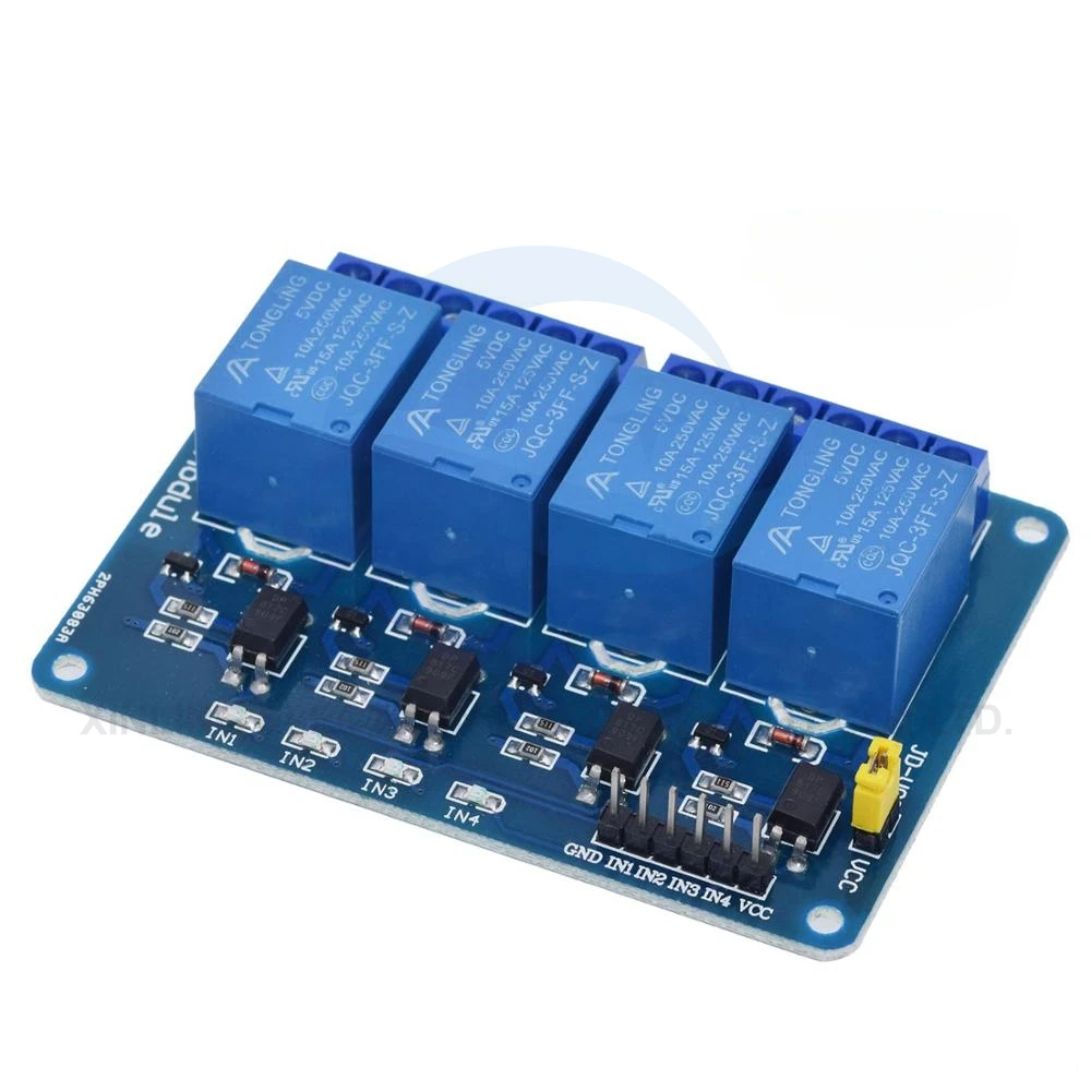 Módulo de relé de 5/12V, 1/2/4 - Relay Module 4 Channel reseña y precio