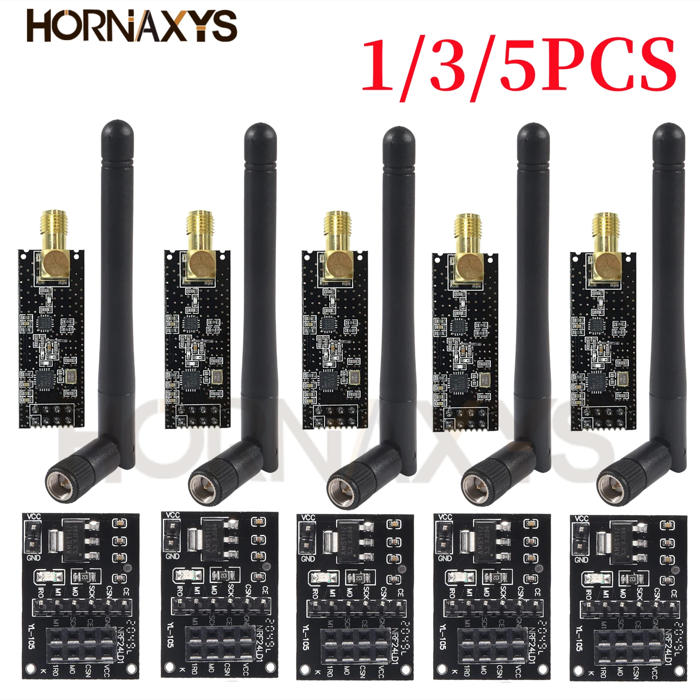 5 Uds NRF24L01 + PA + LNA Tran - Nrf24L01 reseña y precio