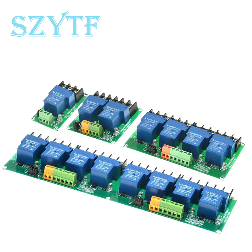 Módulo de relé de 1 2 4 8 cana - Relay Module 4 Channel reseña y precio